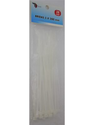 Bridas 5 X 200 Mm 28 Und Hk58-026