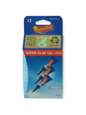 Pegamento Supertite Instantaneo Gel Pack 3u.