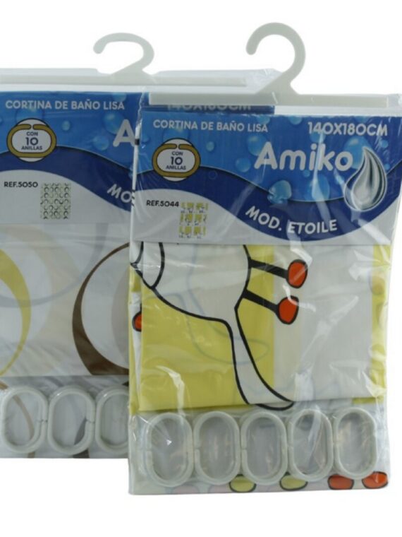 Cortina Baño 140x180 Est.surt.5060